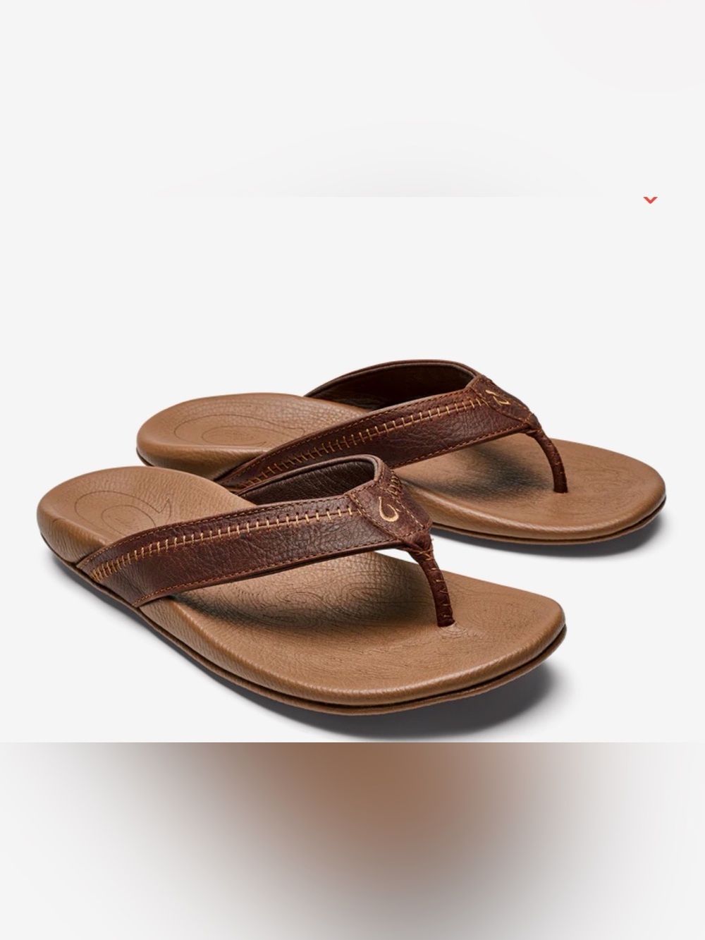 🆕OluKai Hiapo Men's Leather Beach Sandals
